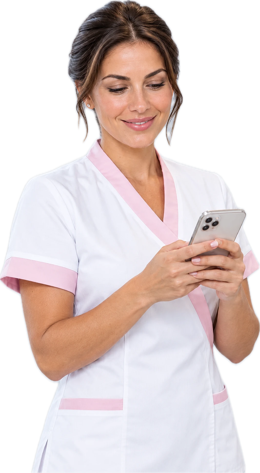 Smiling aesthetician at her aesthetics centre